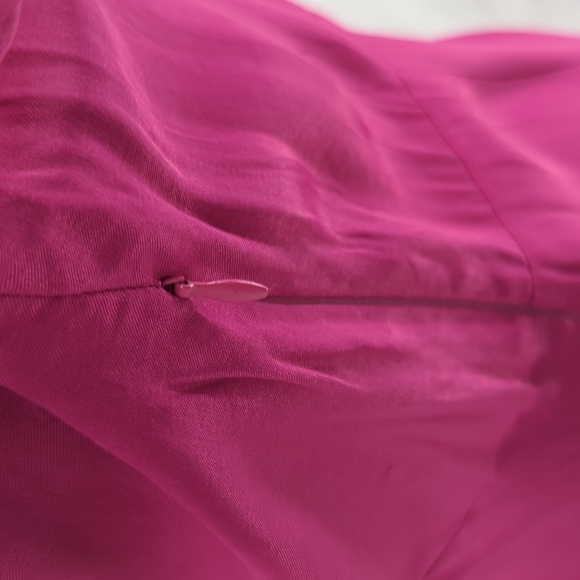 NEW Zara Satin Twist Shirtdress Pink M retro preppy Business casual barbiecore - Picture 6 of 14